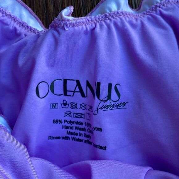 Oceanus Teresa Bikini in Purple Frill Color - Picture 4 of 9